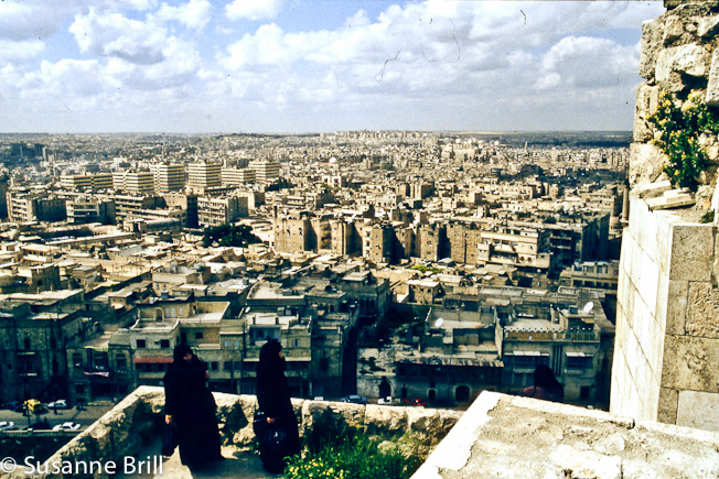 Blick auf Aleppo von der Zitadelle